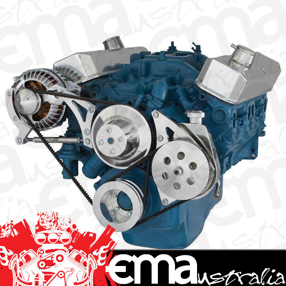 CVF 360-PS-SYSTEM Chrysler Small Block Power Steering & Alternator System 318 340 & 360
