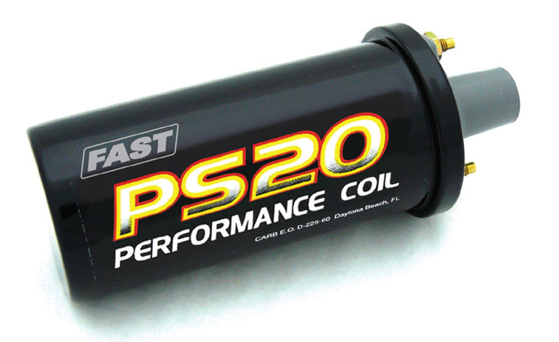 FAST - Fuel Air Spark Technology FAST730-0020 Ps20 Ignition Coil Round Canister Style Black Finish