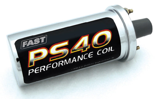 FAST FAST730-0040 Ps20 Ignition Coil Round Canister Style Nickle Plated Finish