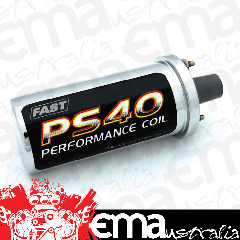 FAST FAST730-0040 Ps20 Ignition Coil Round Canister Style Nickle Plated Finish