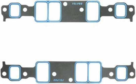 Fel-Pro Gaskets FE1202 Printoseal Intake Manifold Gasket Set Suit Chev V6 229 & 262 No Exhaust Crossover 1.28" X 2.10" ..060"