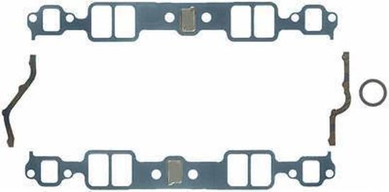 Fel-Pro Gaskets FE1204 Performance Intake Gaskets Chev SB 262-400Cid 1.99" X 1.23" Ports