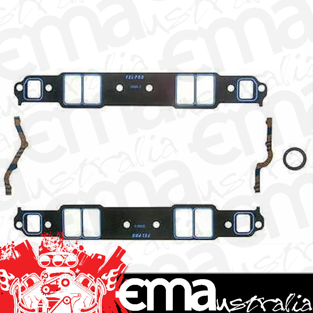 Fel-Pro Gaskets FE1206S-3 Chev SB V8 Intake Manifold Gasket Set 2.100" X 1.31" .065"