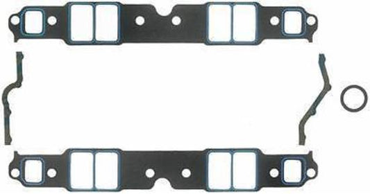 Fel-Pro Gaskets FE1207 Printoseal Intake Gaskets Chev SB 262-400 Cid 2.28" X 1.38" Port