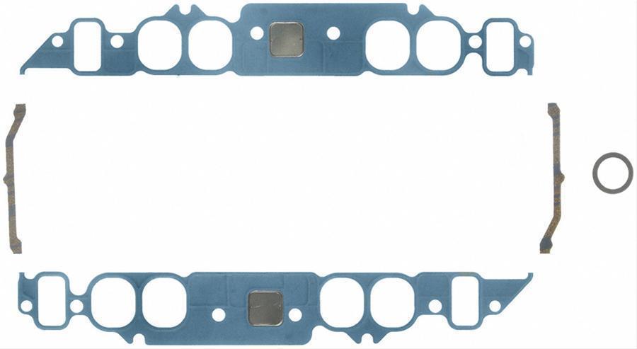 Fel-Pro Gaskets FE1210 Chev BB Steel Laminate Intake Gasket Set 1.82" X 2.05" .060"