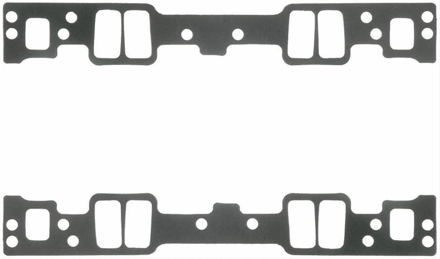 Fel-Pro Gaskets FE1255 Chev SB Vortec Intake Gaskets 2.11" X 1.08" Ports .120" Thick