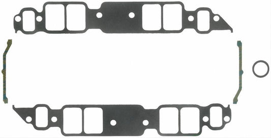 Suit Chevy big block Mark IV 396-454 C.I.D. & Gen 454 C.I.D. V8 Chev BB Composite Intake Manifold Gasket Set 1.80" X 2.52".060" Fel-Pro Gaskets FE1275