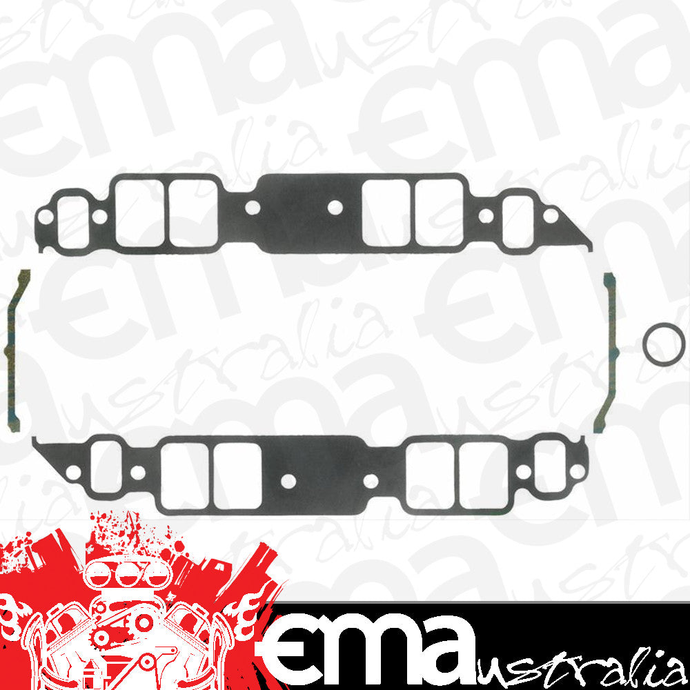 Fel-Pro Gaskets FE1275 Chev BB Composite Intake Manifold Gasket Set 1.80" X 2.52" .060"