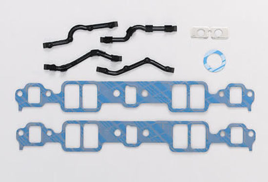 Fel-Pro Gaskets FE1382-4 Chev SB Intake Manifold Gasket Set 1.520" X 2.065" .090"