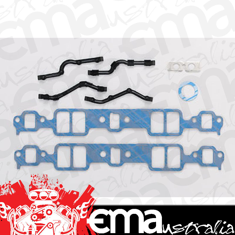 Fel-Pro Gaskets FE1382-4 Chev SB Intake Manifold Gasket Set 1.520" X 2.065" .090"