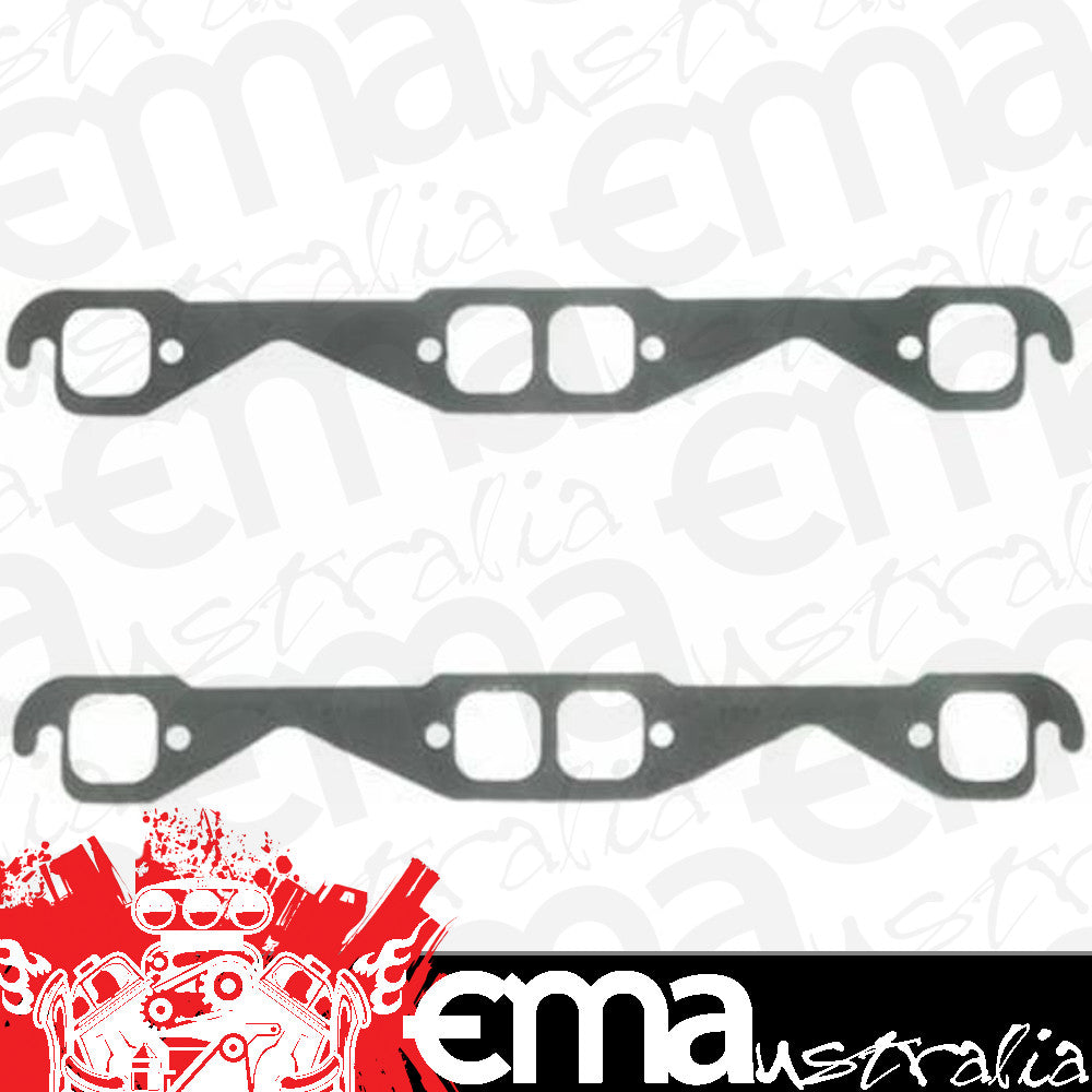 Fel-Pro Gaskets FE1404 Perforated Steel Exhaust Gasket Set Suit SB Chev Vortec 1.50" X 1.50"