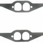 Fel-Pro Gaskets FE1406 Perforated Steel Exhaust Gasket Set Suit SB Chev Brodix Track-1 D-Port 1.53" X 1.63"
