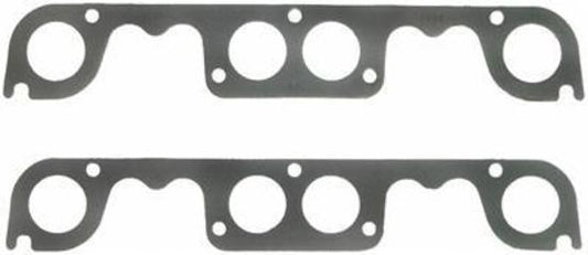 Fel-Pro Gaskets FE1409 Perforated Steel Exhaust Gasket Set Suit SB Chev Brodix 18Ç÷ Spread Port 1.81" Round