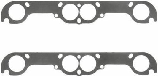 Fel-Pro Gaskets FE1483 Perforated Steel Exhaust Gasket Set Suit SB Chev 18Ç÷ Adapter Plate 2.00" Round
