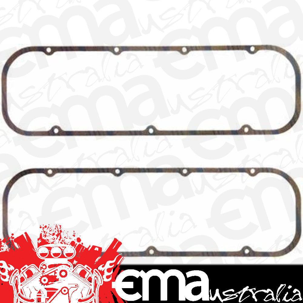 Fel-Pro Gaskets FE1630 Cork/Rubber Valve Cover Gaskets With Steel Core Suit BB Chev 5/16" Thick