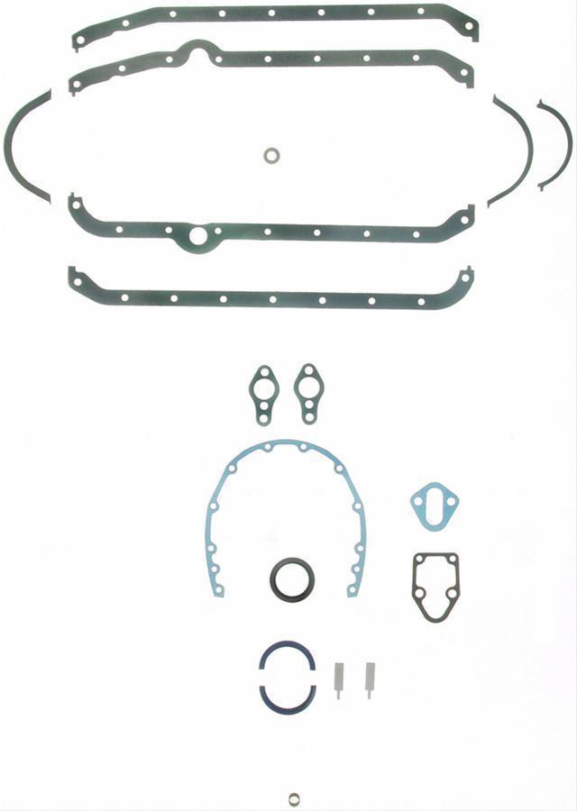 Fel-Pro Gaskets FE17120 Marine Gasket Conversion Set Suit Chev SB With 2 Piece Rear Seal