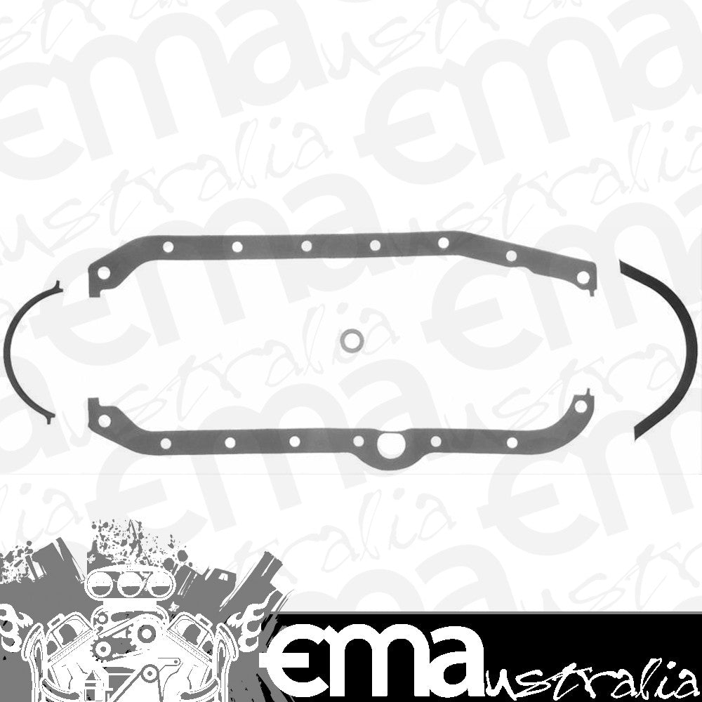 Fel-Pro Gaskets FE1801 Oil Pan Gasket Set Rubber Coated Fibre Suit Chev 90Ç÷ V6 229-262