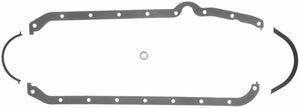 Suit Chev small block Gen 1 262-400 C.I.D. V8 1975-79 Rubber Coated Fibre Oil Pan Gasket Set SB Fel-Pro Gaskets FE1803