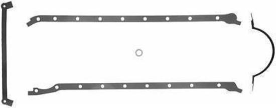 Fel-Pro Gaskets FE1804 2 Piece Rubber Coated Oil Pan Gasket Chev Big Block 427-454 Mkiv