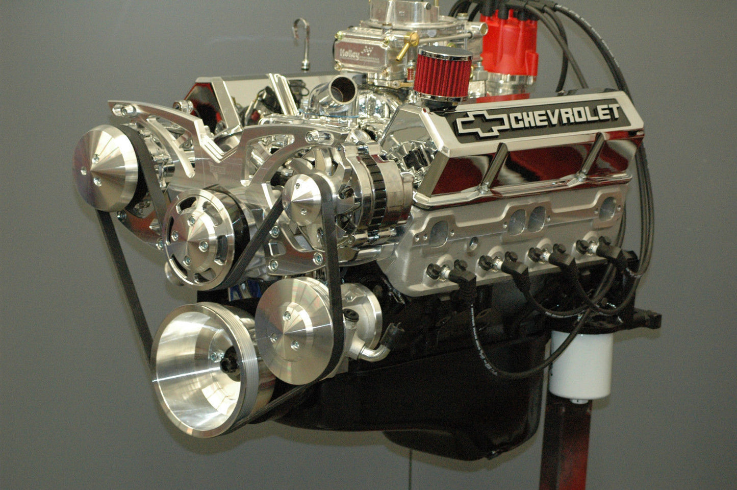Engine Master Australia 383STROKERalloy 383Strokeralloy EMA - Chevrolet 383 Stroker Engine 430HP 450Ft/Lb Alloy Heads w/ Serpentine A/C Kit
