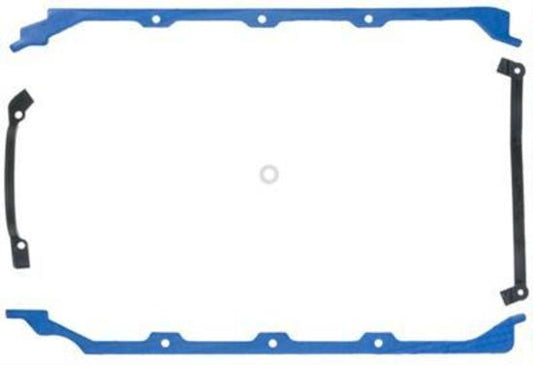 Fel-Pro Gaskets FE1828 Rubber Coated Fibre Oil Pan Gasket Set Suit BB Chev Brodix Block With 5.000" Bore Spacing