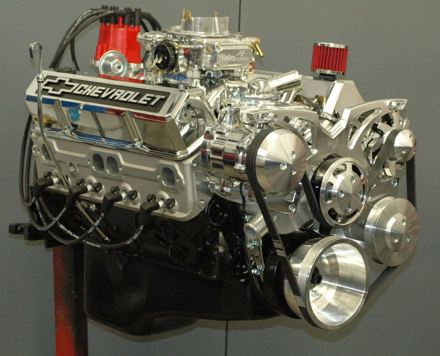 Engine Master Australia 383STROKERalloy 383Strokeralloy EMA - Chevrolet 383 Stroker Engine 430HP 450Ft/Lb Alloy Heads w/ Serpentine A/C Kit