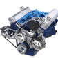 CVF 390-AC-SYSTEM-S Ford 390 V-Belt System - AC Alternator & Power Steering - Saginaw Pump