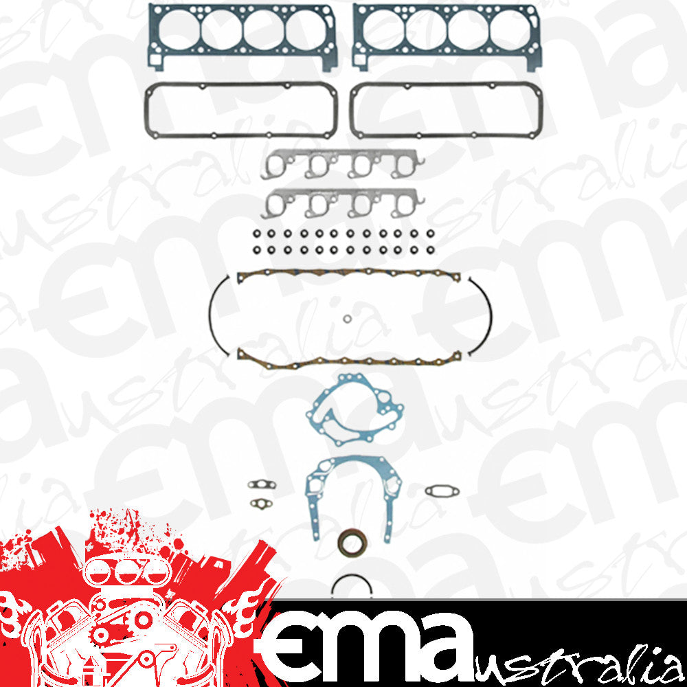 Fel-Pro Gaskets FEAFS8347PTROPE Full Gasket Set Suit 302-351C With Rope Rear Main & No Intake Gaskets Feafs8347Pt Rope