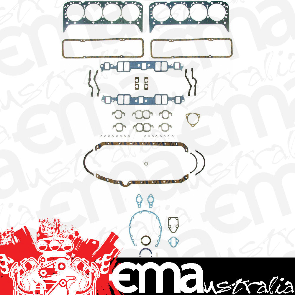 Suit Chevy small block Gen 1 400 C.I.D Full Gasket Set SB V8 Fel-Pro Gaskets FEAFS8364PT-3
