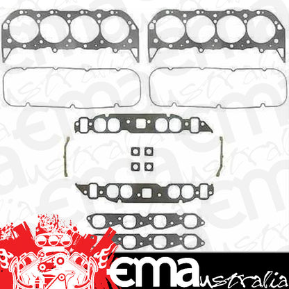 Chevrolet Marine big block Gen VI 454 C.I.D Except EFI or H.O.Gasket Set Type: Head set Gasket Suit Chev BB V8 Fel-Pro Gaskets FEFM17242