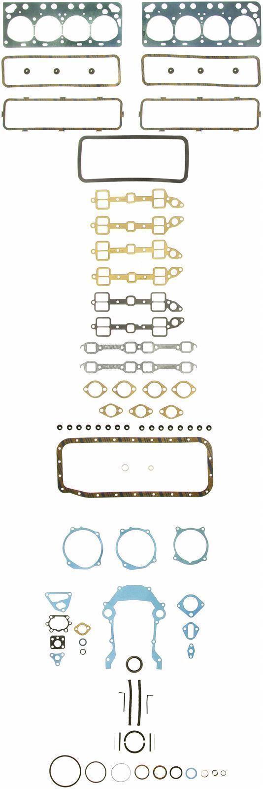 Fel-Pro Gaskets FEFS7999PT-3 Ford 272-312 Y-Block V8 Full Gasket Set