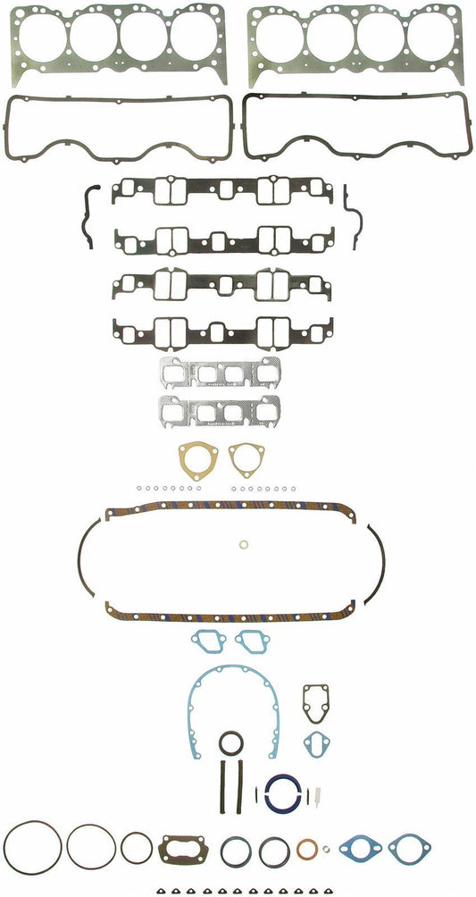 Fel-Pro Gaskets FEFS8007PT-3 Full Gasket Set Suit Chev BB 348 "W-Head" V8