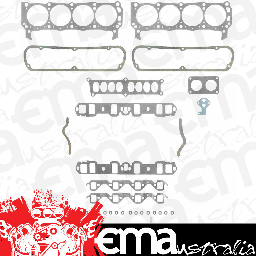 Fel-Pro Gaskets FEHS8548PT-9 Top End Gasket Set Suit Ford 5.8L 351W, 1987-On