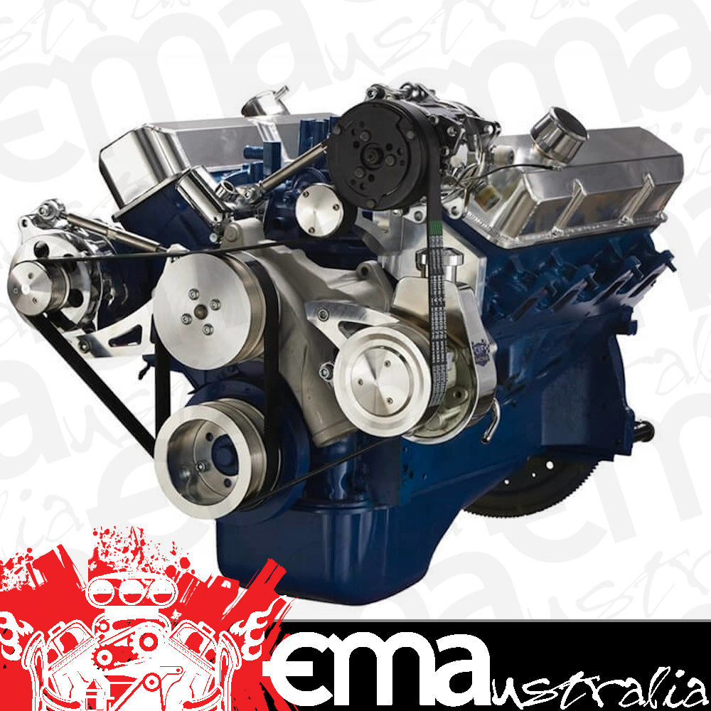 CVF 390-SERPENTINE-AC Ford 390 Serpentine System - AC Alternator & Power Steering