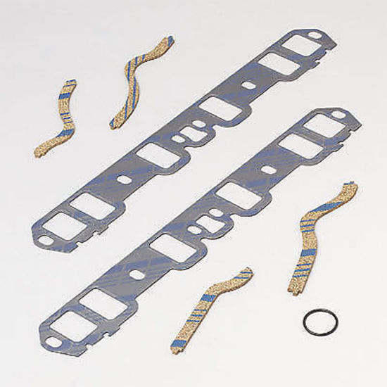 Suit Ford Small Block Windsor 302C.I.D. 1977-85, 351W 1975-91 Intake Manifold Gasket Set 302W Fel-Pro Gaskets FEMS90361