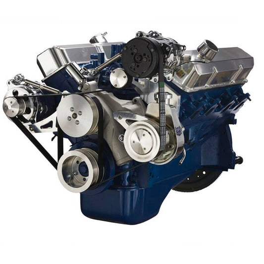 CVF 390-SERPENTINE-AC Ford 390 Serpentine System - AC Alternator & Power Steering