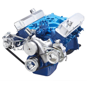 CVF 390-SERPENTINE-PS Ford 390 Serpentine System - Power Steering & Alternator