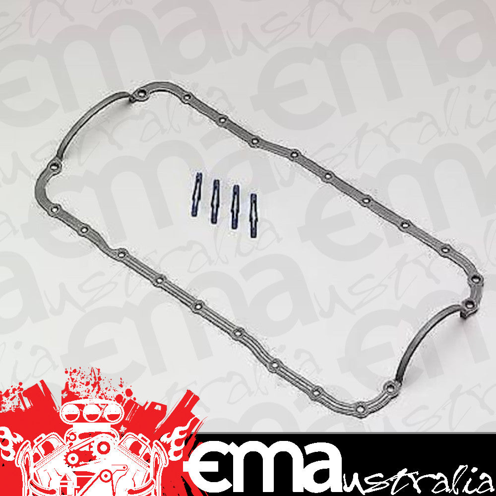 Fel-Pro Gaskets FEOS34508R 1 Piece Rubber Oil Pan Gasket Set Suit Ford 302W 1986-95