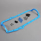Chev Small Block Gen I, 267, 305, 350, 400 C.I.D Pre 1986, Drivers & passenegr side dipstick. Thick front seal 1 Piece Steel Core Rubber Sump Gasket SB Rh/Lh Fel-Pro Gaskets