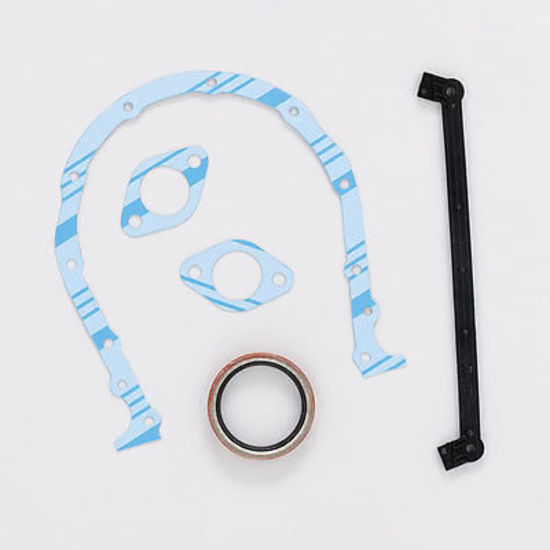 Suit Chevy big block Mark IV 396-454 C.I.D. & Gen V/VI 454 C.I.D. 1965-95 Chev BB Timing Cover Gasket Set Fel-Pro Gaskets FETCS45060