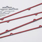 Fel-Pro Gaskets FEVS12869T Chev SB 262-400 Permadry Rubber Valve Cover Gasket Set