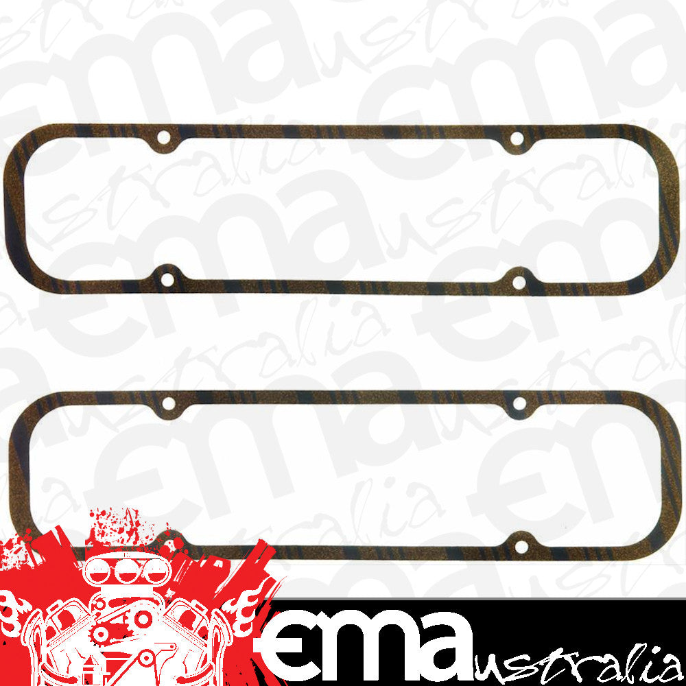 Fel-Pro Gaskets FEVS50005C Valve Cover Gasket Set Cork Suit Pontiac V8 265-455 1955-81