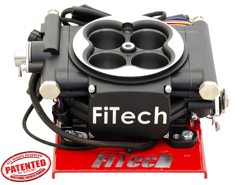 FiTech FH30002 Go Efi 4 Self Tuning Fuel Injection System - Matte Black Finish For Engines From 250 To 600 Horsepower