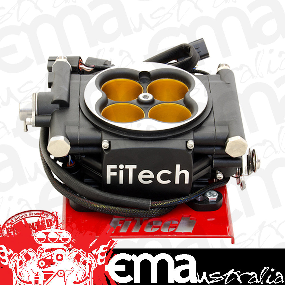 FiTech FH30012 Go Efi 8 1200Hp Power Adder Plus - Matte Black Finish For Engines From 250 To 1200 Horsepower