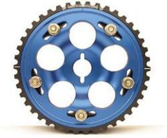 1988-2000 Honda Civic 1.5/1.6L (SOHC), 1992-97 Honda Del Sol 1.6L (SOHC), 1988-91 Honda CRX 1.5/1.6L (SOHC) Aluminium Adjustable Cam Gear Blue Fidanza FI986169