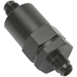FiTech FIF80112 Fitech Fuel Injection 30 Micron Fuel Filter Black Billet Alloy -6An