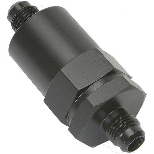 FiTech FIF80112 Fitech Fuel Injection 30 Micron Fuel Filter Black Billet Alloy -6An