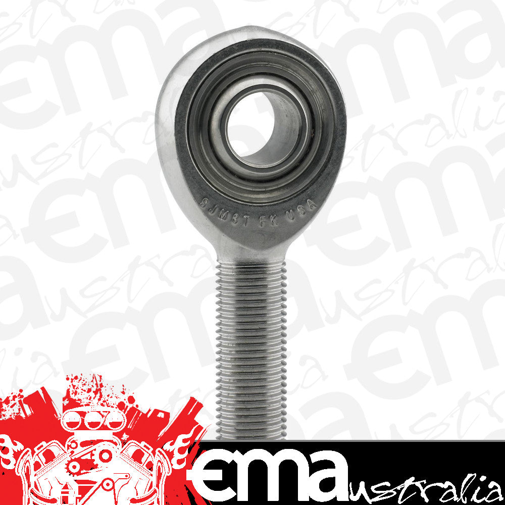 FK Rod Ends FK-RJMX6T Fk Rod Ends Heavy Duty Moly Rod End Male R/H 3/8"-24 Thread.375" Hole