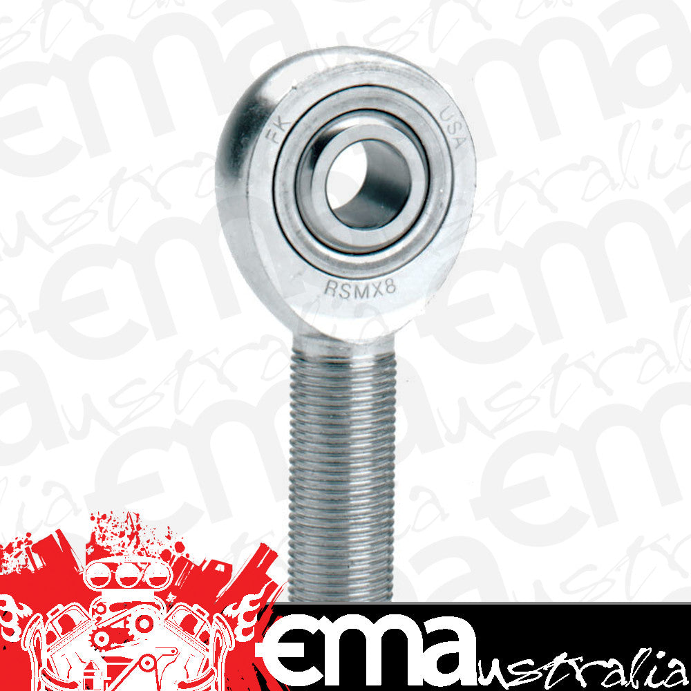 FK Rod Ends FK-RRSMXL6T Chrome Moly Male Rod End w/ Teflon Liner 7/16-20 L/H Thread x 3/8 I.D Ball