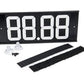 Flip-A-Dial FLIST454 Et Dial In Board 4 Digit Velcro/Suction Cup Mount White Numbers
